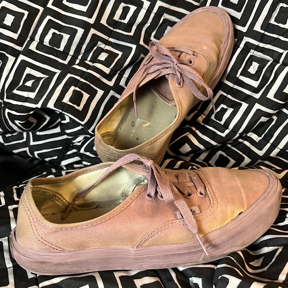 Worn Vans Sneakers